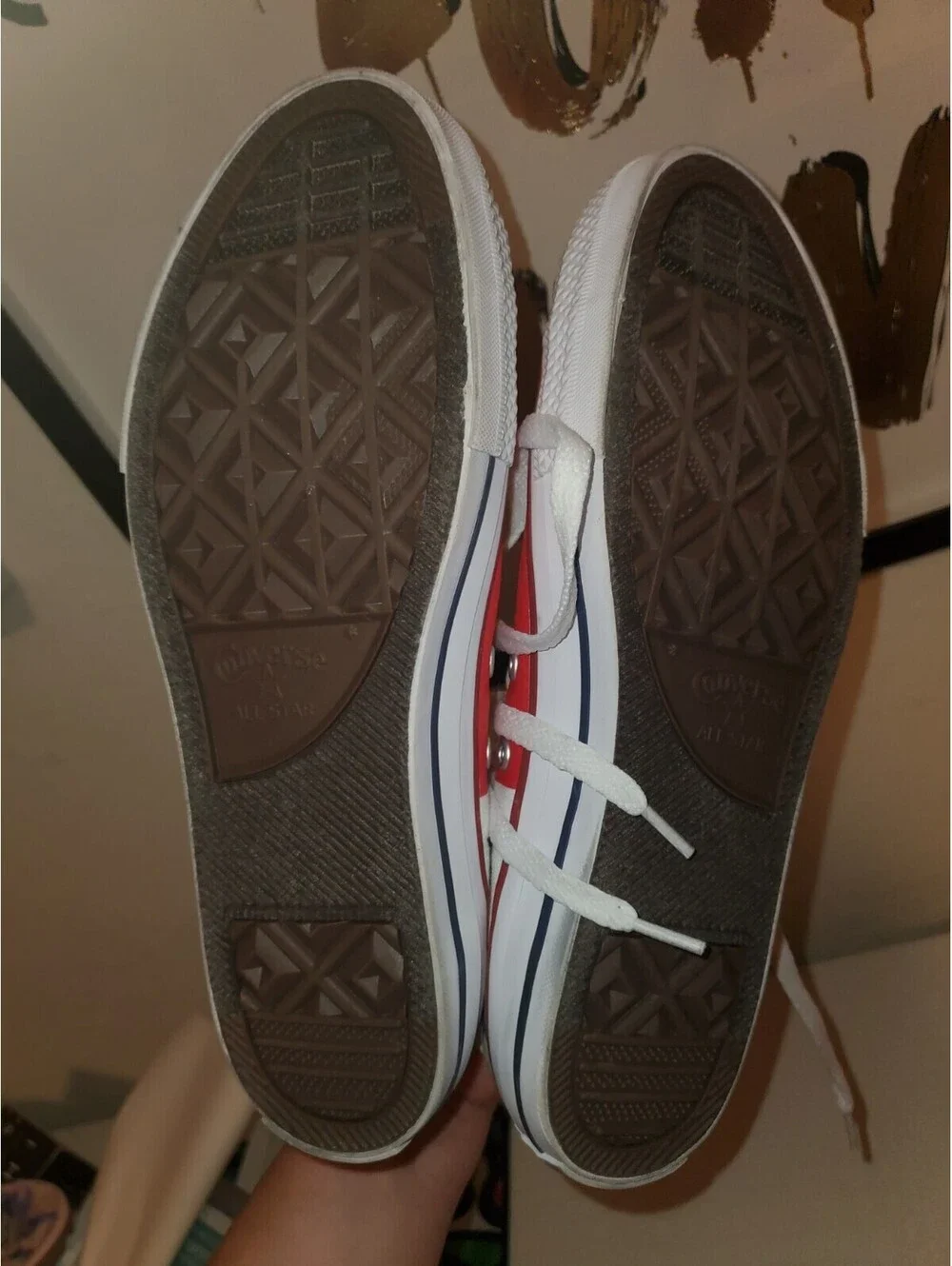CONVERSE ALL STAR STARS & STRIPES RED, WHITE & BLUE SNEAKERS JUNIOR US BOYS 5